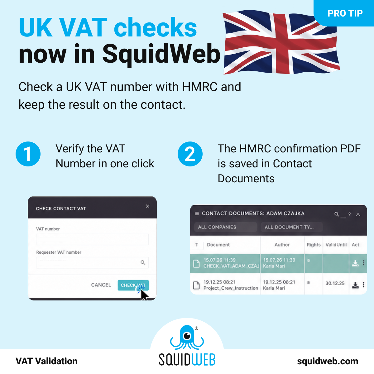 UK VAT number - V01